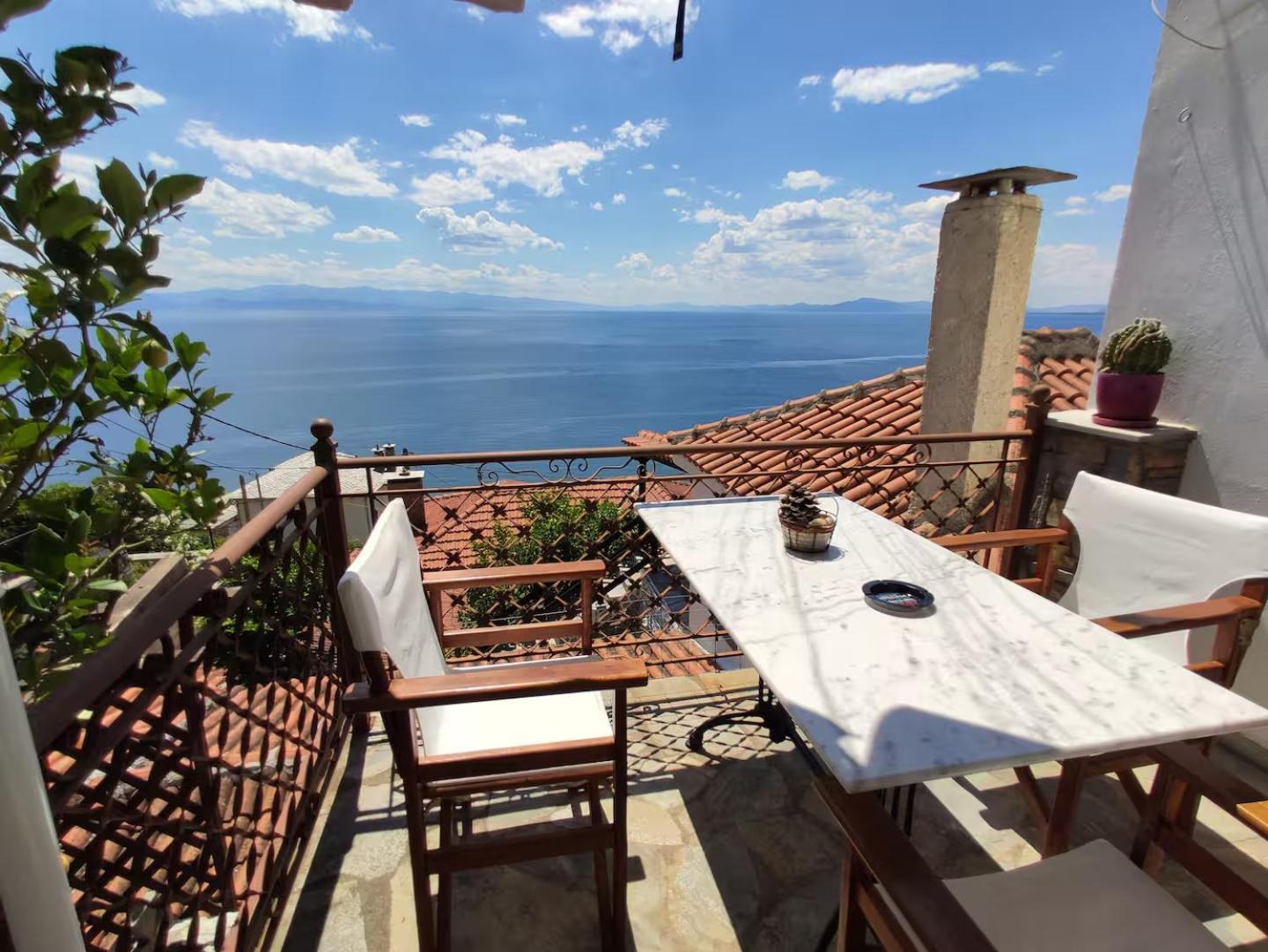 The Pagasetic Balcony - Magestic Sea Cottage Volos Exterior foto